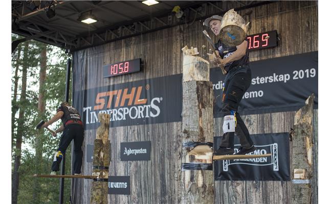 Ferry Svan Ny Nordisk Mastare I Timbersports Industritorget Se